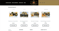 Desktop Screenshot of plazadecaviar.com